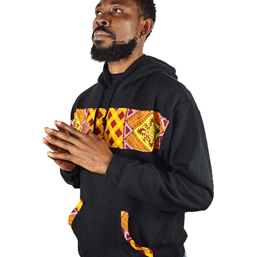 KENTE AFRICAN PRINT UNISEX HOODIE